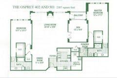 The Osprey 402 & 501 floorplan image