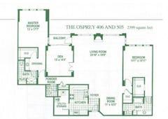 The Osprey 406 & 505 floorplan image