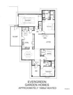 The Evergreen floorplan image
