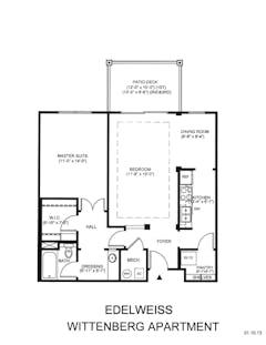 The Edelweiss floorplan image