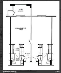 The Apartment Suite floorplan image