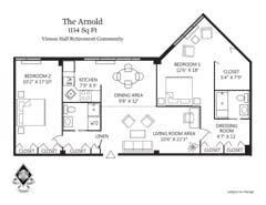 The Arnold floorplan image