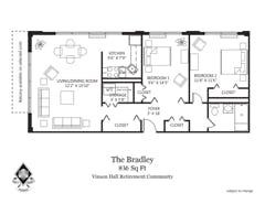 The Bradley floorplan image