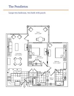The Pedleton floorplan image