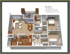The Kent floorplan image