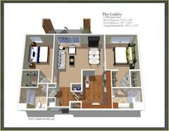The Gadsby floorplan image