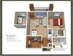 The Danville floorplan image