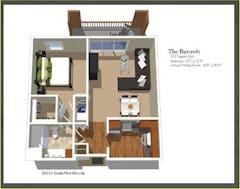 The Barcroft floorplan image