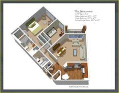 The Jamestown floorplan image