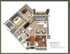 The Chantilly floorplan image