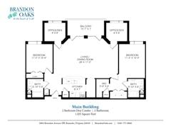 The Combo 2BR 2B with Den floorplan image
