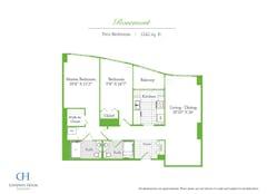 The Rosemont floorplan image