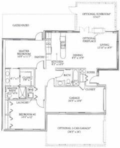 The Winfree Garden Cottage floorplan image