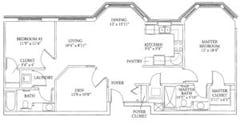 The Monacan floorplan image
