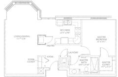 The Castlewood floorplan image