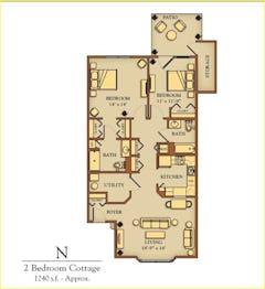 The Cottage N floorplan image