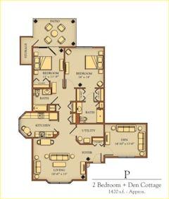 The Cottage P floorplan image