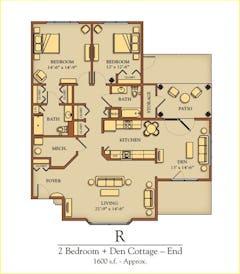 The Cottage R floorplan image