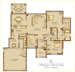 The Cottage U floorplan image