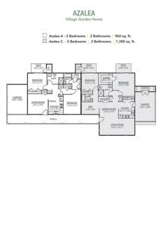 The Azalea B floorplan image