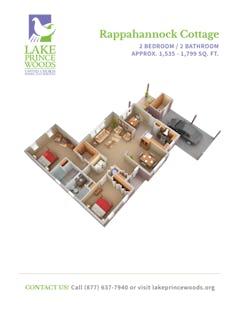 The Rappahannock Cottage floorplan image
