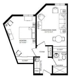 The Standard Suite floorplan image