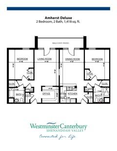 The Amherst Deluxe floorplan image
