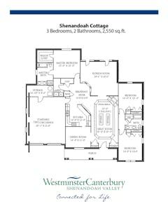 The Shenandoah Cottage floorplan image
