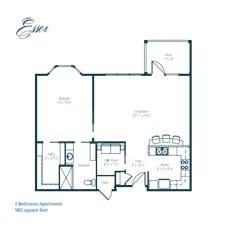 The Essex floorplan image