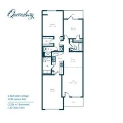 The Queensbury floorplan image