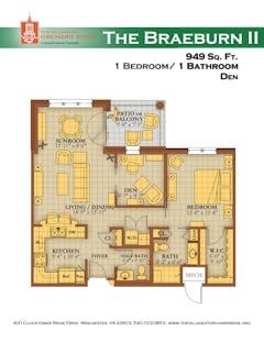 The Braeburn II floorplan image