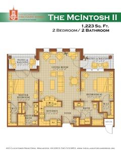 The Mcintosh II floorplan image
