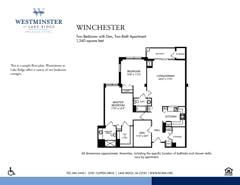 The Winchester floorplan image