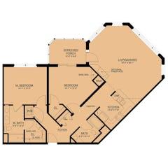 The Pantops Highland floorplan image