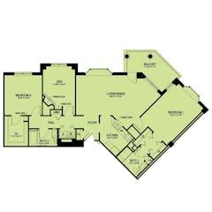 The Blue Ridge Keswick floorplan image