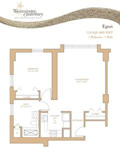 The Egret floorplan image
