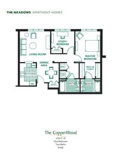 The CopperWood floorplan image