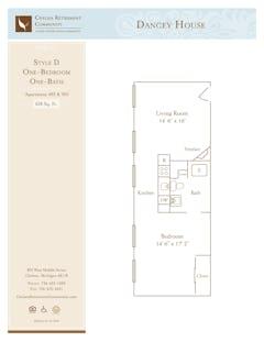 Style D at The Dancey House floorplan image