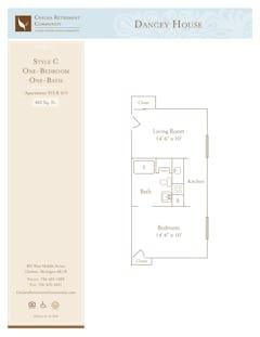 Style C at The Dancey House floorplan image