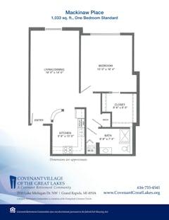 The Mackinaw Place (Standard) floorplan image