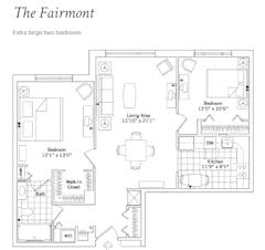 The Fairmont floorplan image