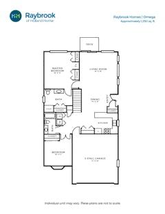 The Omega (Raybrook Homes)  floorplan image