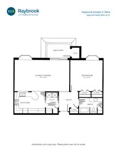 The Beta (Raybrook Estates II) floorplan image
