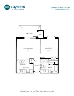 The Alpha (Raybrook Estates II) floorplan image