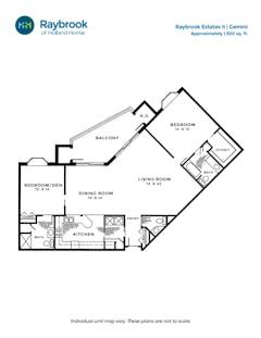 The Gemini (Raybrook Estates II) floorplan image