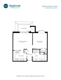The Alpha (Raybrook Estates I) floorplan image