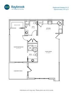 The Raybrook Estates III (E) floorplan image