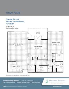 The Standard G floorplan image