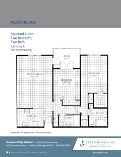 The Standard F floorplan image