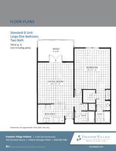 The Standard D floorplan image